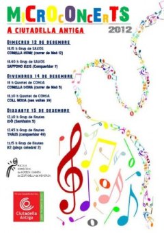 Microconcerts a Ciutadella Antiga